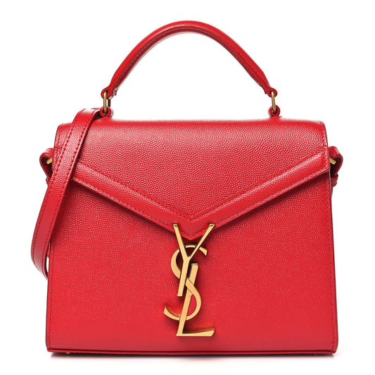 Grain de Poudre Mini Classic Monogram Cassandra Top Handle Red