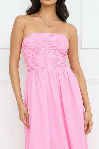 Luciana Strapless Maxi Dress