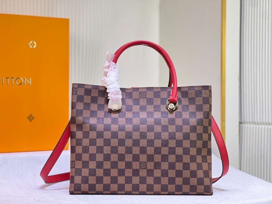 Louis Vuitton Damier Ebene Canvas Lv Riverside Tote