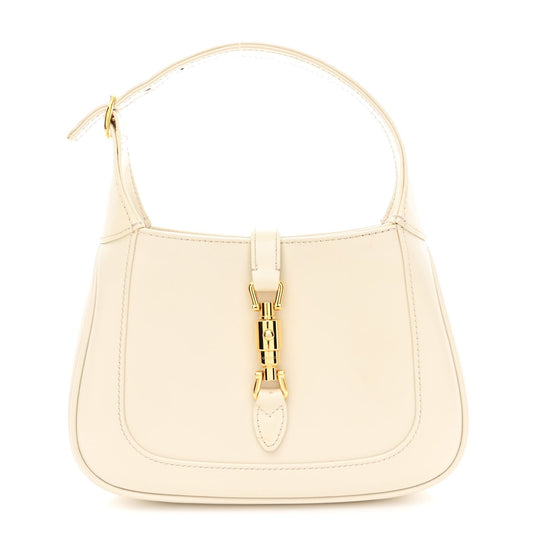 Boarded Dyana Lux Calfskin Mini Jackie 1961 Hobo Mystic White