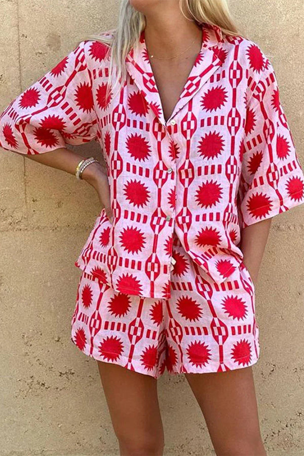 Conjunto casual de dos piezas Sun World