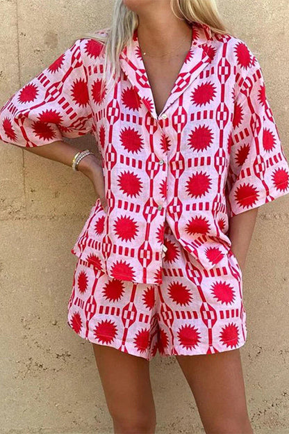 Conjunto casual de dos piezas Sun World