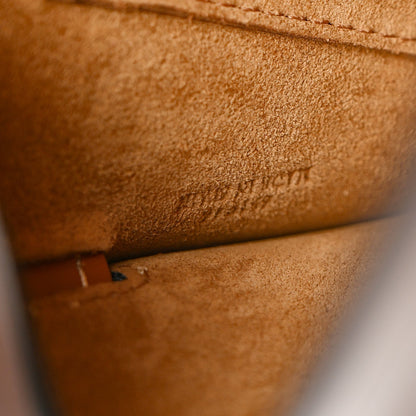 Calfskin Small Gate Crossbody Bag Oxblood Tan Taupe