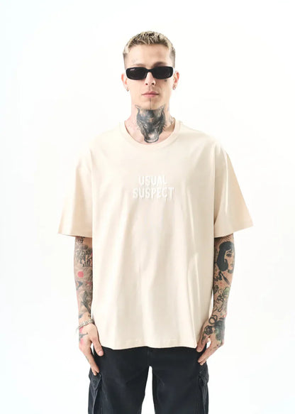 T-shirt oversize Hallstarz « Usual Suspects » Mickey Mouse – imprimé cartoon dos