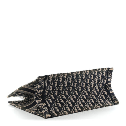 Oblique Medium Book Tote Blue Multicolor