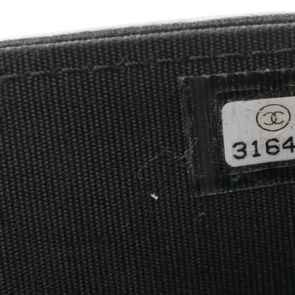Caviar Quilted Boy Flap Waist Belt Bag Black
