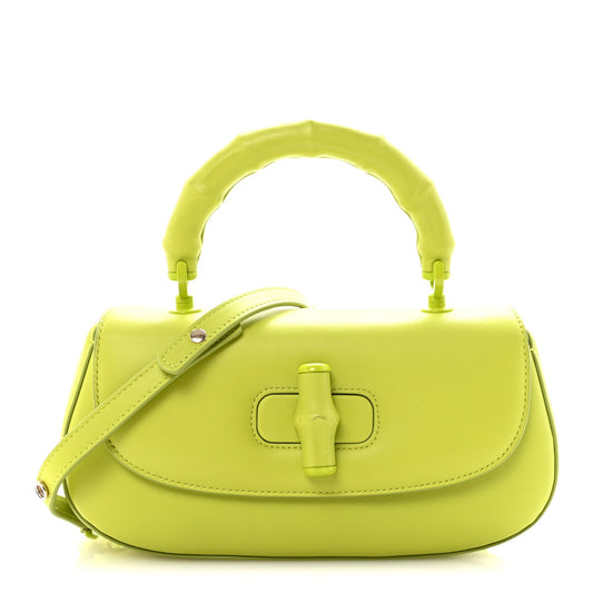 Calfskin Medium Bamboo Diva Green