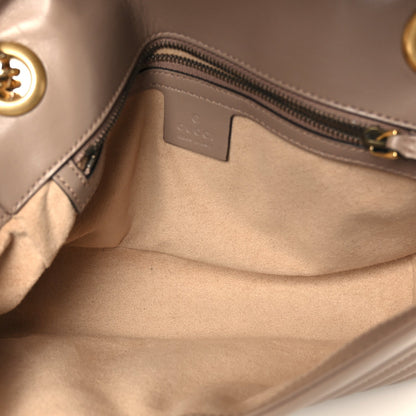 Calfskin Matelasse Small GG Marmont Shoulder Bag Porcelain Rose