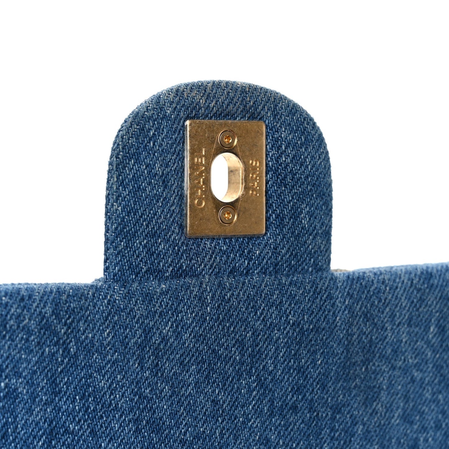 Denim Quilted Denim Large Mood Flap Blue Multicolor
