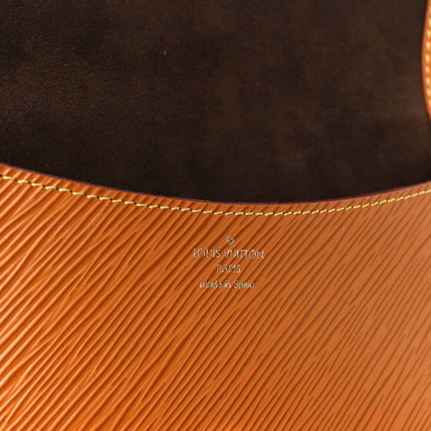 Epi Buci Crossbody Gold Honey