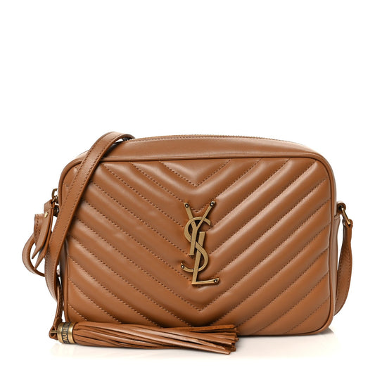 Calfskin Matelasse Monogram Lou Camera Bag Cinnamon