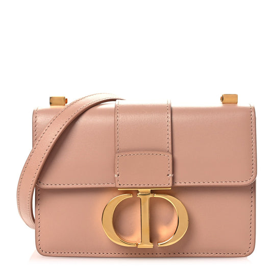 Box Calfskin Micro 30 Montaigne Flap Bag Rose Des Vents