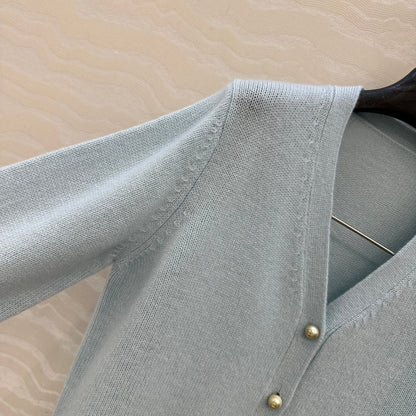 Dior 2025 Cardigan Blue Cashmere
