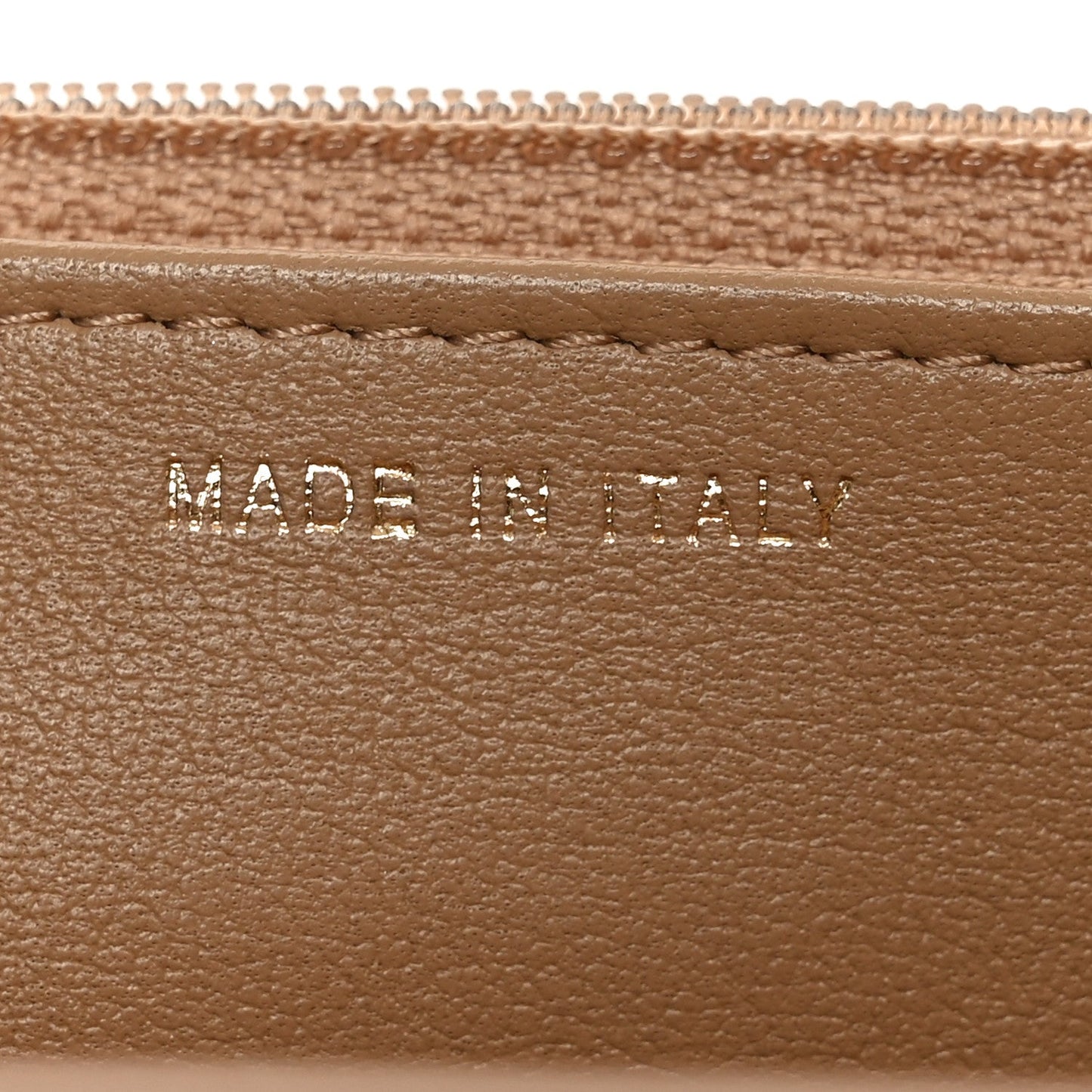 Lambskin Quilted Trendy CC Wallet On Chain WOC Beige