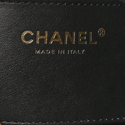 Caviar Quilted Medium Chanel 25 Handbag Black