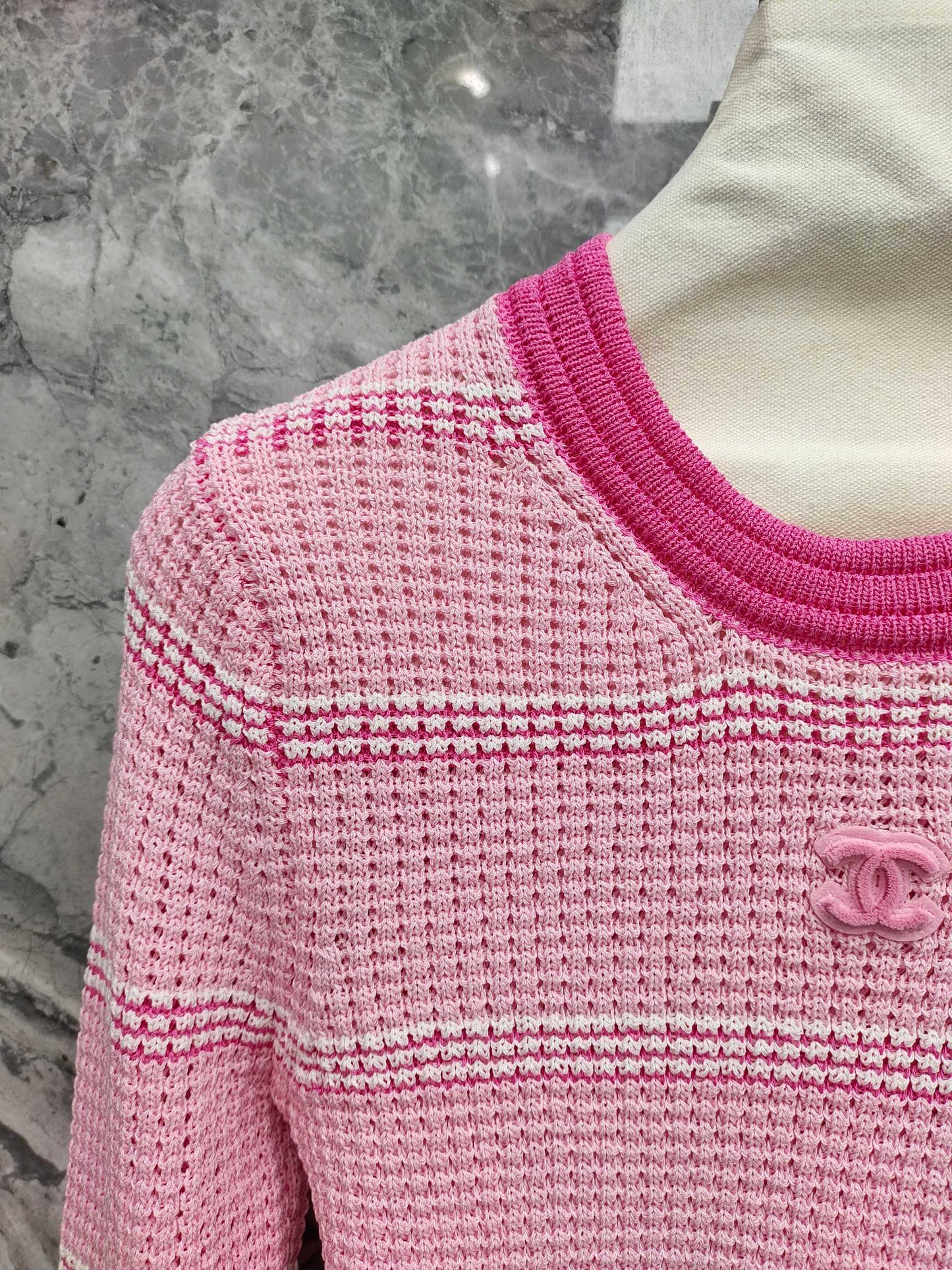 CC 25 Striped Sweater Tencel 283776