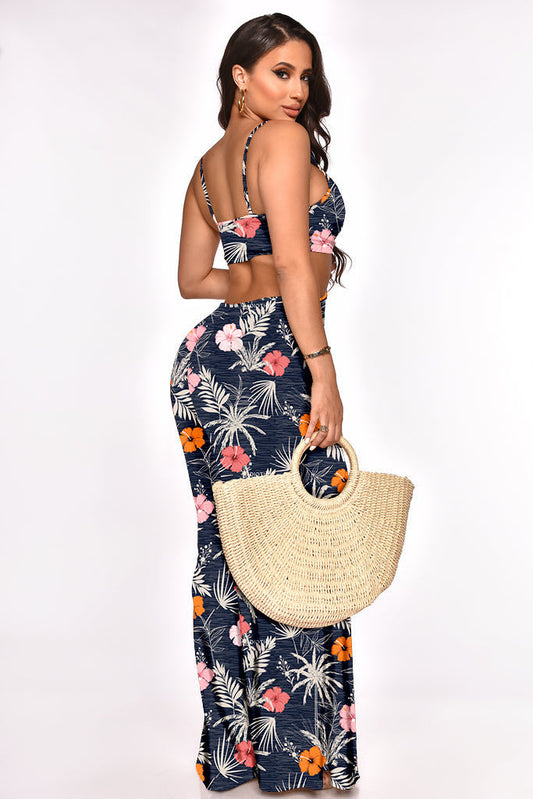 Mono de mujer con escote en V y aberturas laterales, para playa, primavera y verano