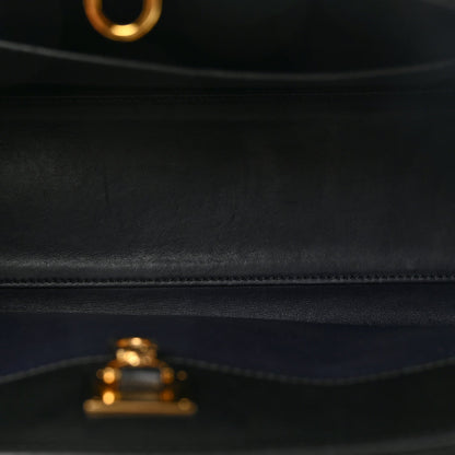 Calfskin City Steamer EW Kaki Blue Black