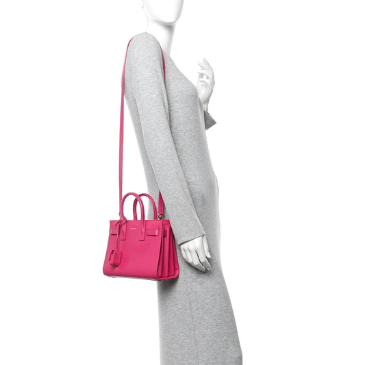 Calfskin Nano Sac De Jour Bubblegum