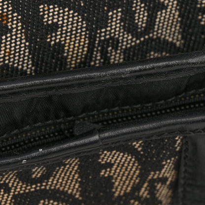Monogram Saddle Bag Black