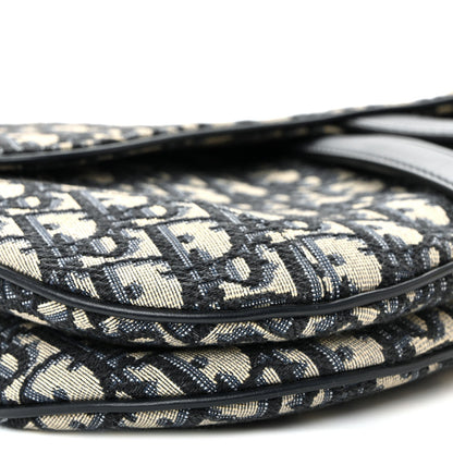 Oblique Saddle Bag Blue