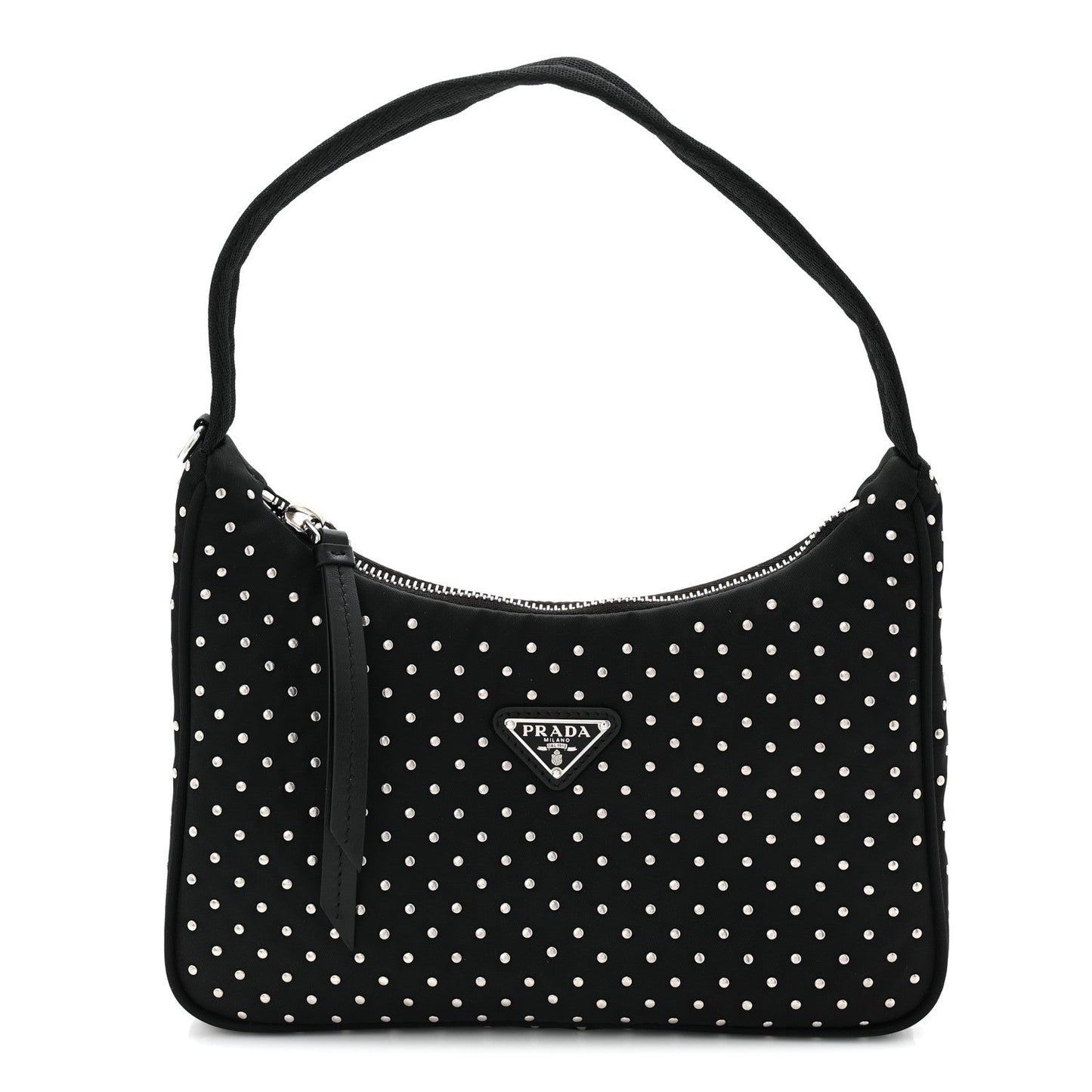 Re-Nylon Vela Studs Mini Re-Edition 2000 Bag Black