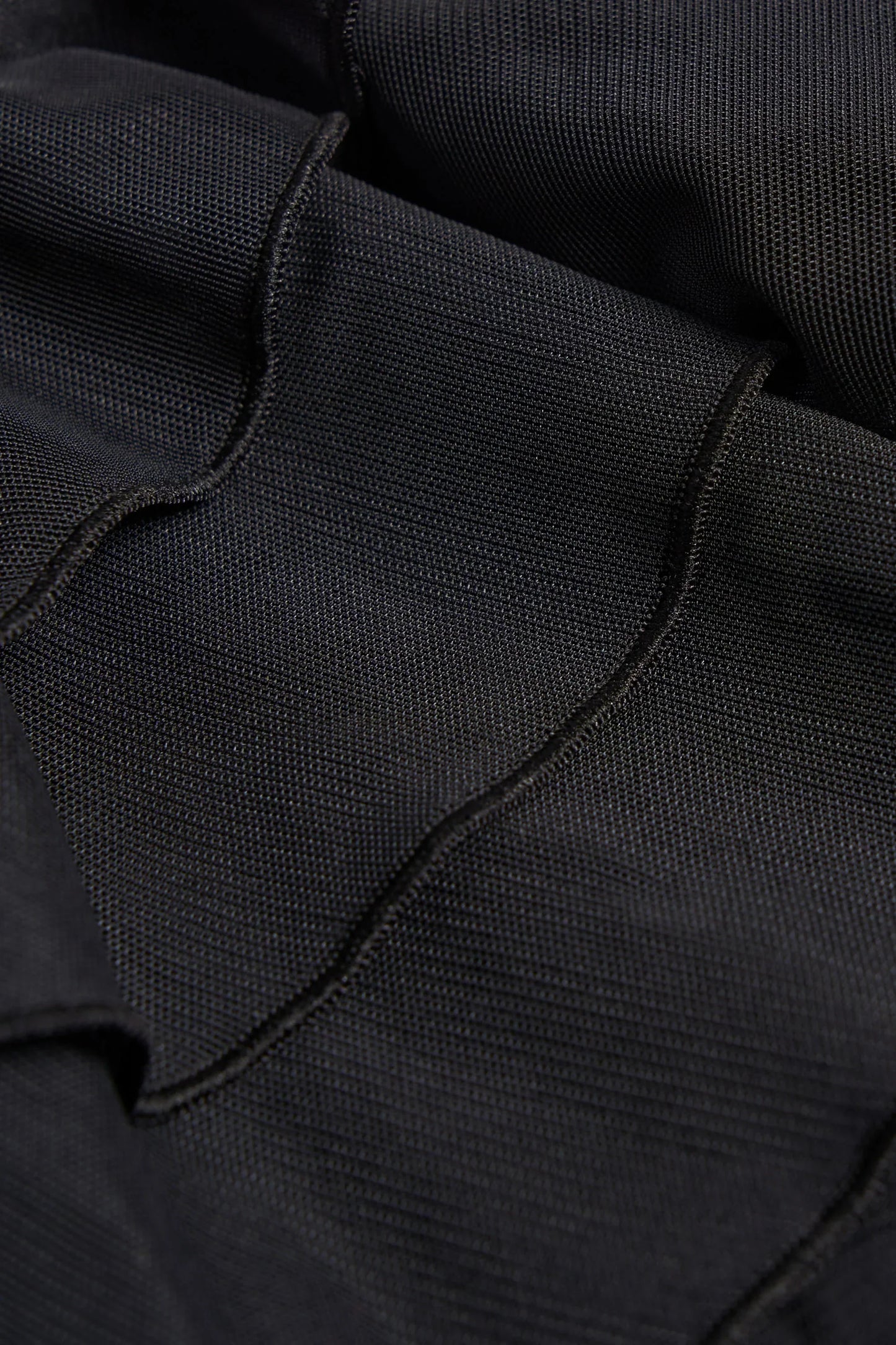 Ruffled Halterneck Bodysuit in Black
