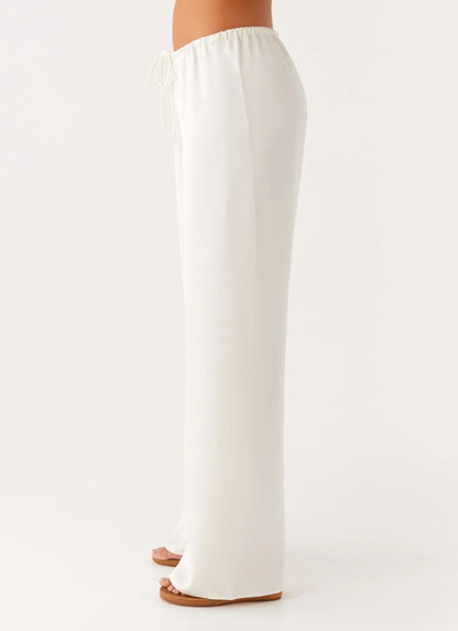 Deacon Low Rise Pants - Butter