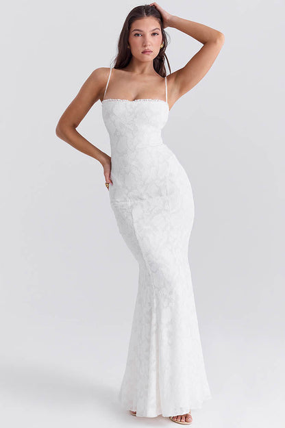 Tied Allure – Backless Slim Dress