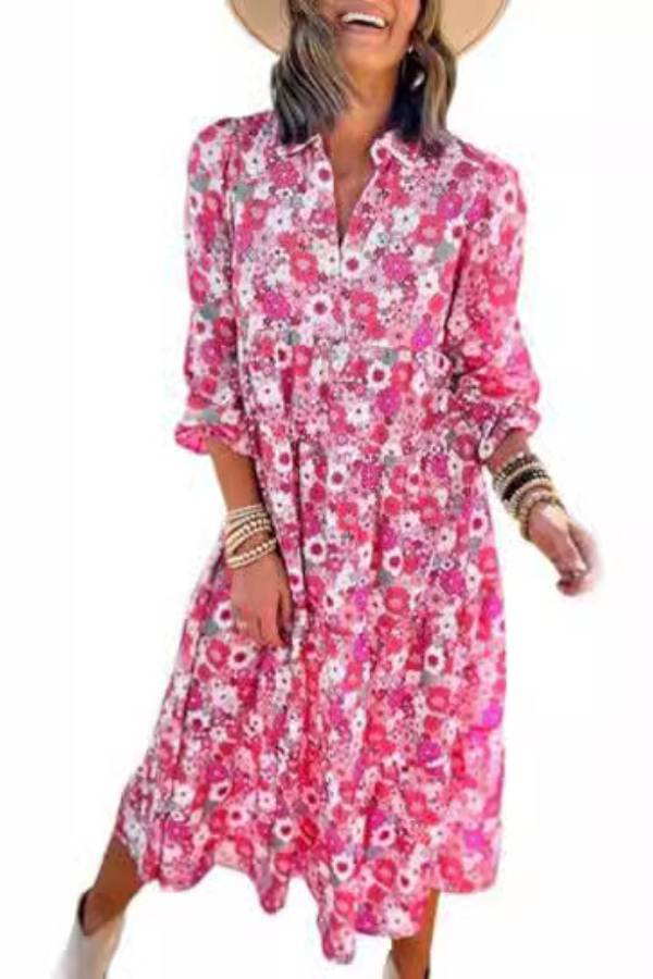 Vestido bohemio fluido