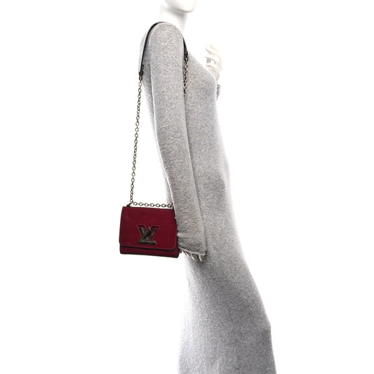 Patent Monogram Twist Shoulder Bag PM Magenta