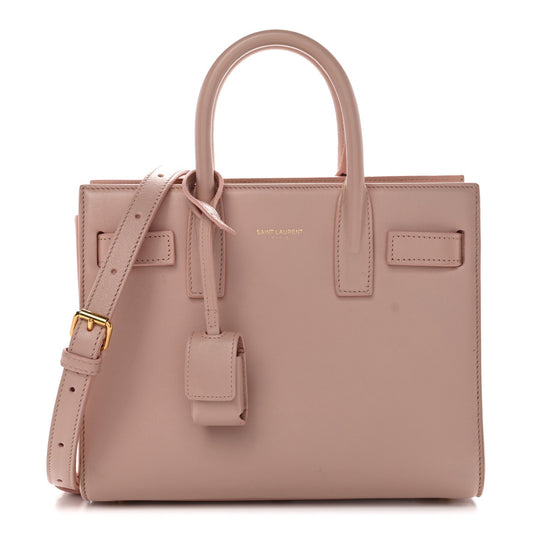Calfskin Nano Sac De Jour Pale Pink