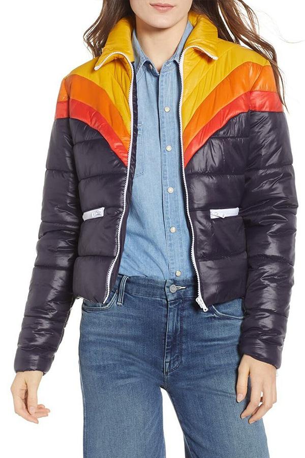 Chaqueta arcoíris para mujer