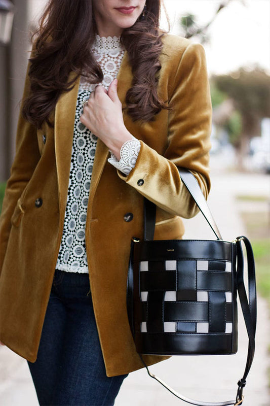 Blazer de terciopelo para las fiestas