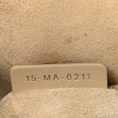 Lambskin Cannage Medium Lady Dior Sand