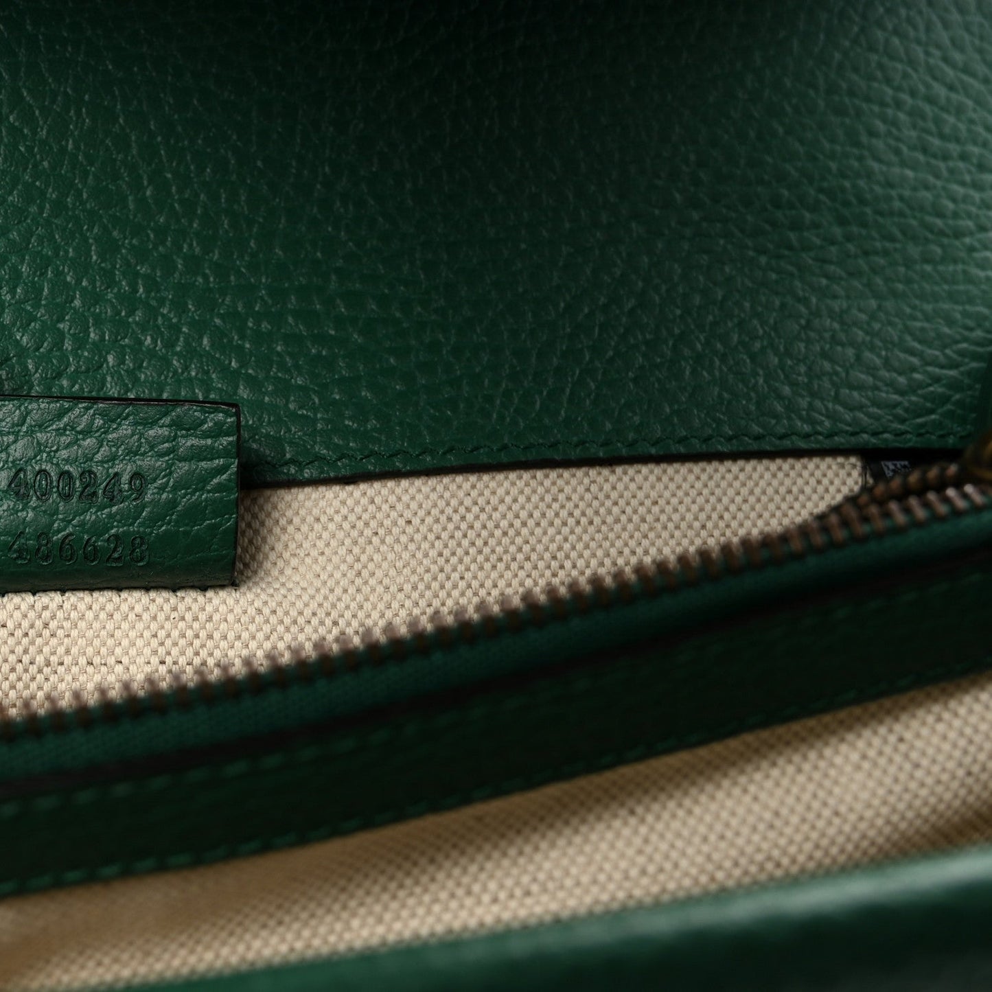Pebbled Calfskin Small Dionysus Shoulder Bag Emerald
