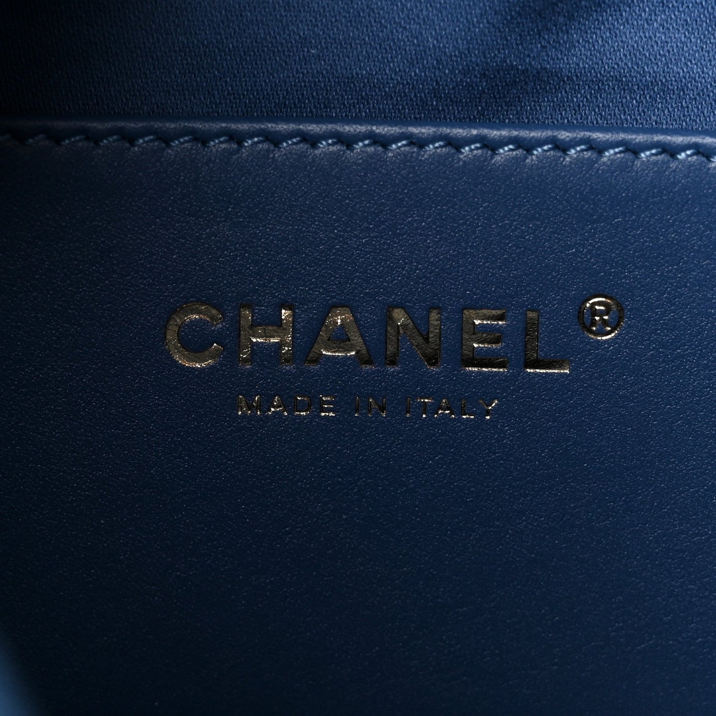 Washed Denim Quilted Mini Chanel 25 Handbag Blue