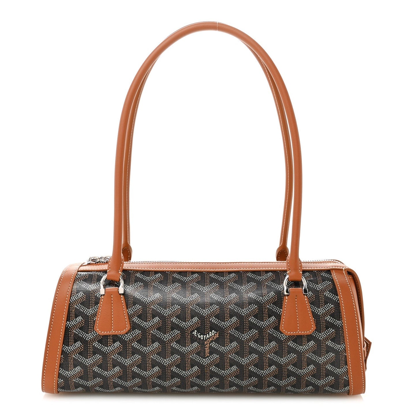 Goyardine Bonbonnière Bag Black Gold