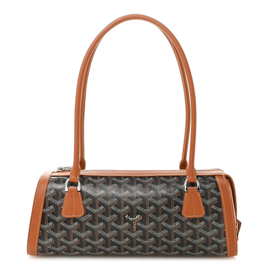 Goyardine Bonbonnière Bag Black Gold