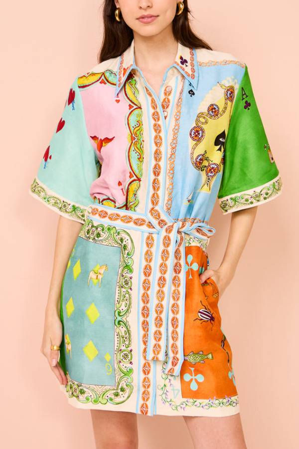 Minivestido Rummy multicolor de Panflay