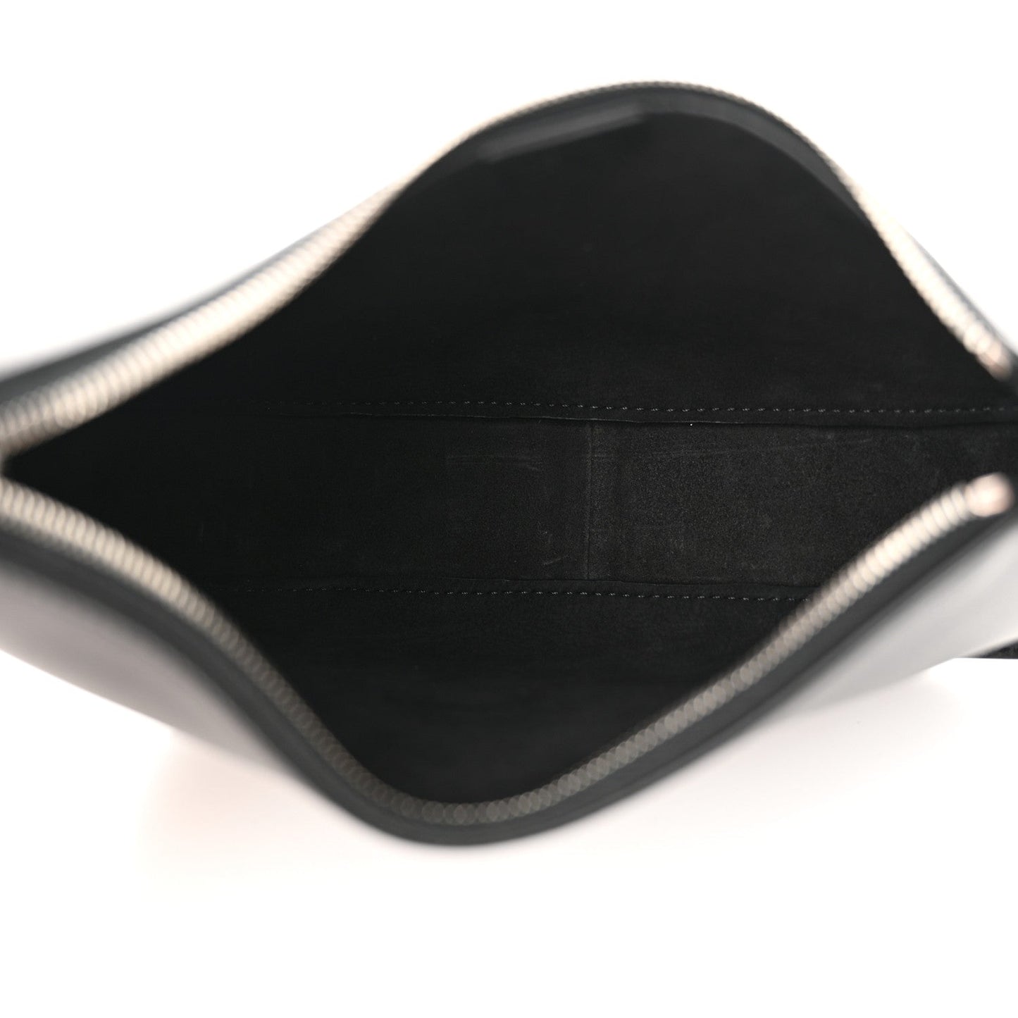 Smooth Calfskin Half Moon Shoulder Bag Black