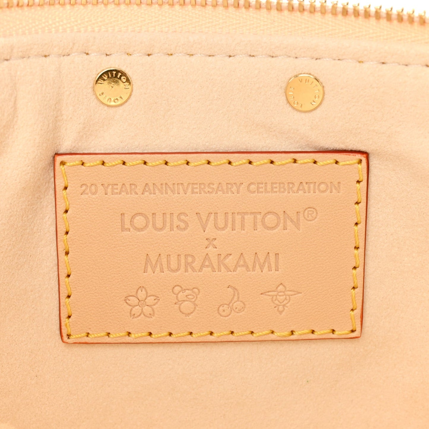 LV X TM Monogram Multicolor Pochette Accessories White