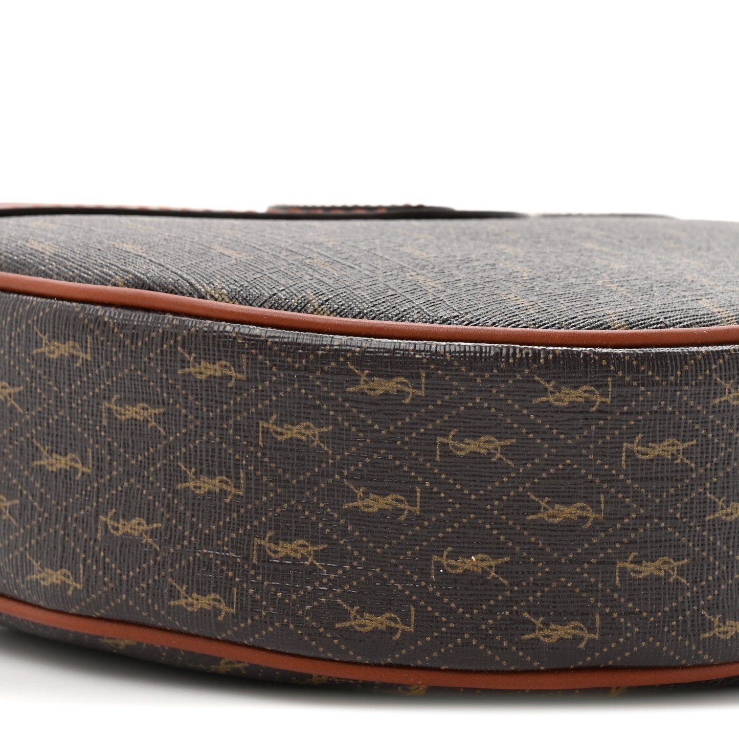 Canvas Smooth Calfskin Le Monogramme Coeur Crossbody Chestnut