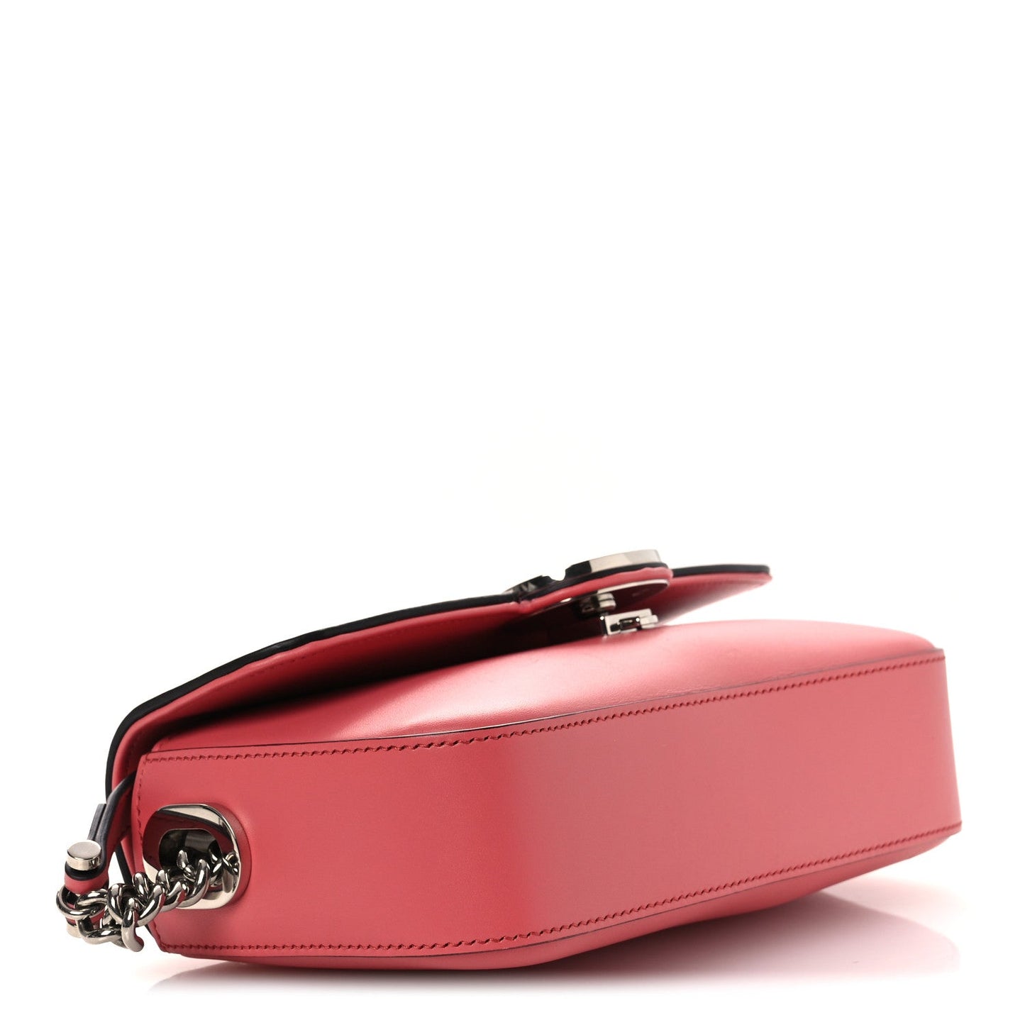 Senna Calfskin Petite GG Top Handle Shoulder Bag Pink