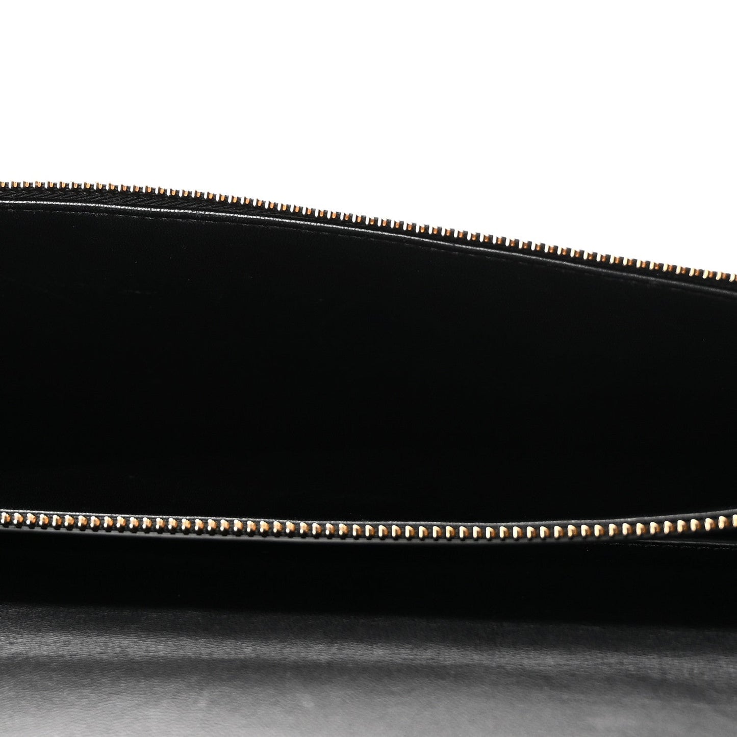 Triomphe Canvas Calfskin Cartable Small Briefcase Black