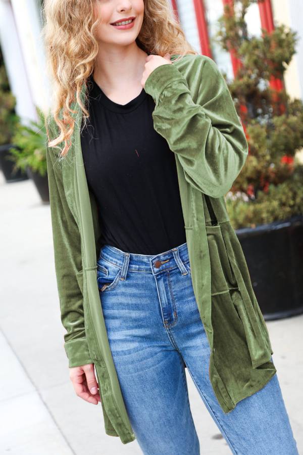 Blusa tipo túnica con botones de terciopelo color óxido