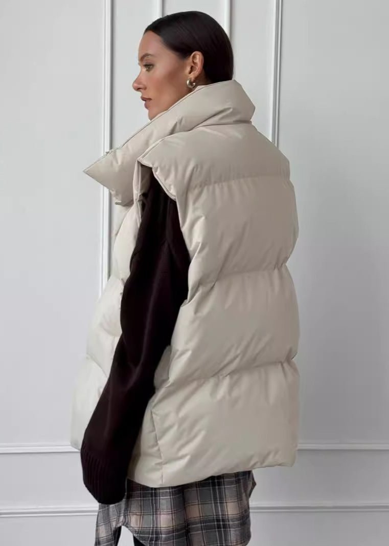 Padded Cotton Vest - European and American Fall/Winter Style