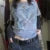 2000s Aesthetic T Shirt Graphic Cross Wings Print Long Sleeve Tops y2k Women Clothes Fairycore Grunge Tee Streetwear
