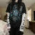 Gothic Tops Women Vintage Graphic Print Patchwork Long Sleeve T Shirts y2k Dark Academia Aesthetic Clothes Streetwear