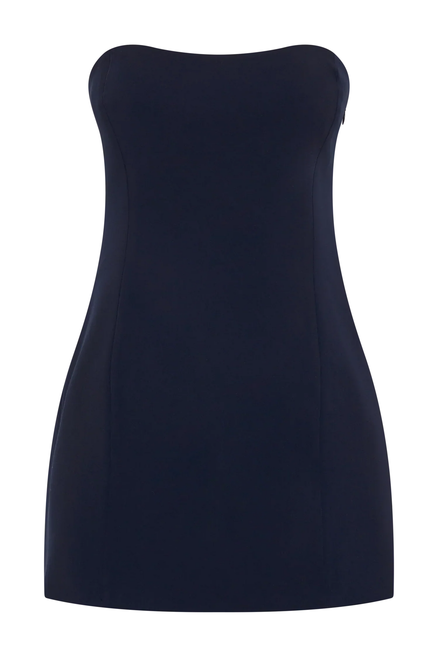MESHKI Neeka Strapless Bow Back Mini Dress - Navy
